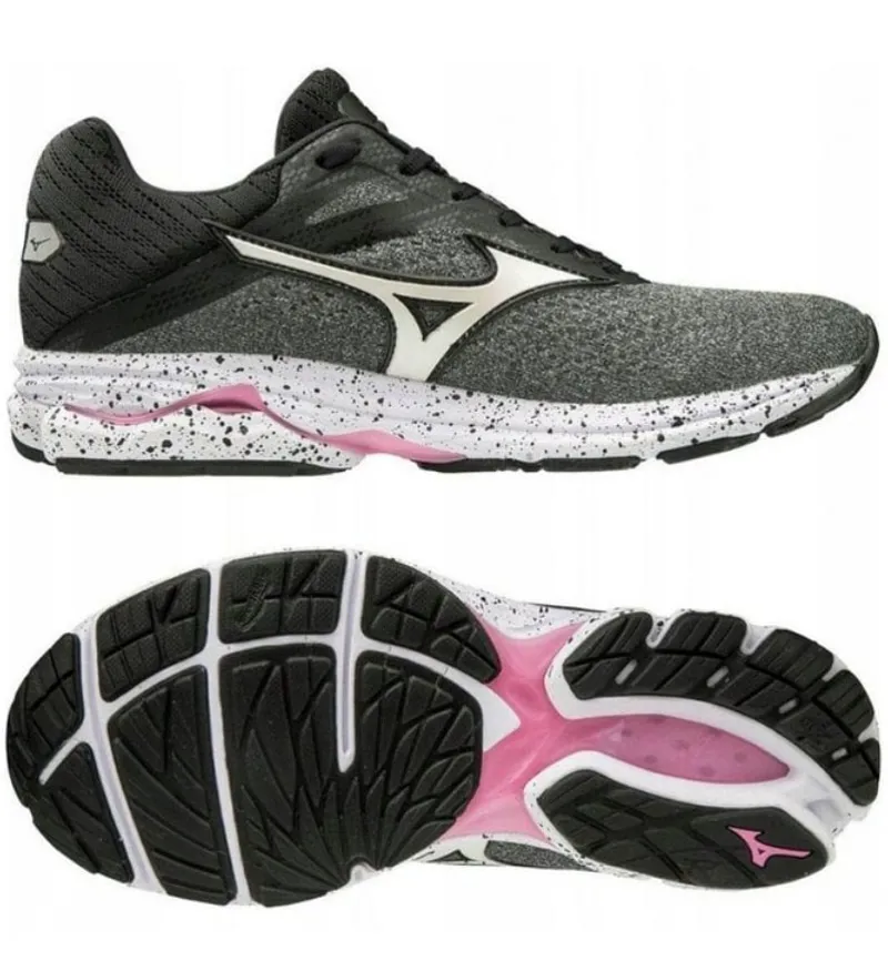 Mizuno Women's Wave Rider 23 Grey/White UK 7.5-2